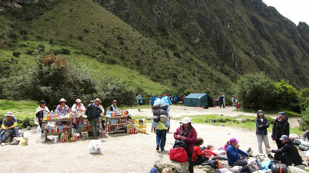 Last stop for water before Machu Picchu